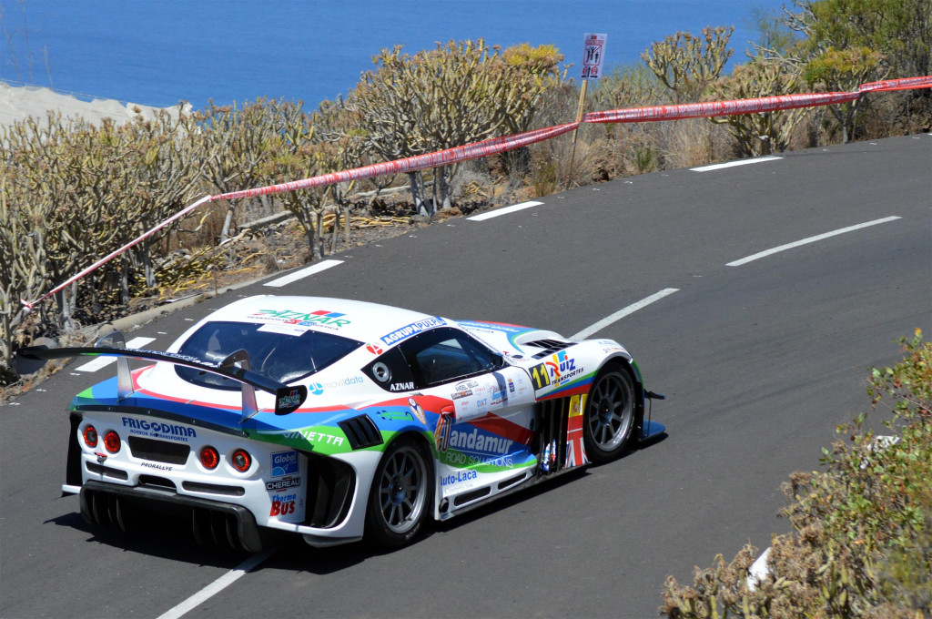 José Antonio Aznar durante la Carrera III celebrada hoy en Guía de Isora