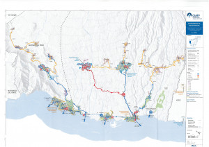 Mapa red-Depuradora Comarcal