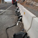 Restos del accidente ramal de Fonsalía