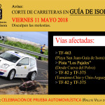 Cartel FB - Corte carretera Rallye Villa de Adeje 2018-definitivo