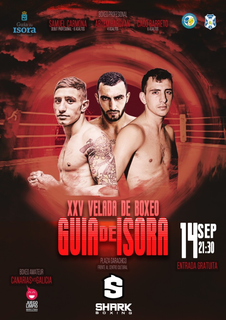 Cartel de la XXV edición de la Velada de Boxeo de Guía de Isora.