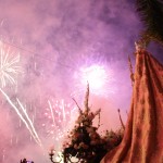 La Virgen de Candelaria durante los fuegos de Alcalá