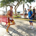 El atleta Karim Balli durante la VII edición del Triatlón Sprint de Guía de Isora