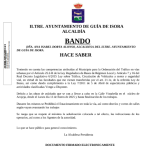 Bando municipal - Asfaltado Acojeja